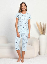 Classic Style Pajama Set for Women – 100% Cotton Nightwear Essentials